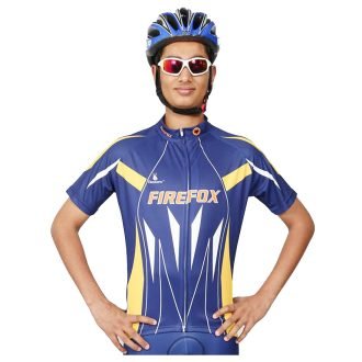 Firefox Half Sleeve Cycling Jersey Knife Blue