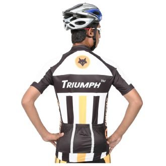 Firefox Half Sleeve Cycling Jersey Strip Black