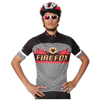 Firefox Half Sleeve Cycling Jersey Thunder Black