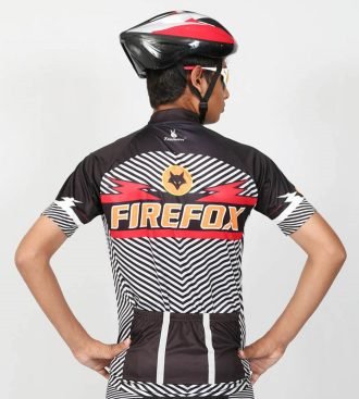 Firefox Half Sleeve Cycling Jersey Thunder Black