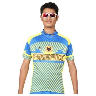 Firefox Half Sleeve Cycling Jersey for Men's - Thunder Blue
