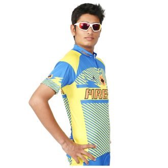 Firefox Half Sleeve Cycling Jersey for Men's - Thunder Blue