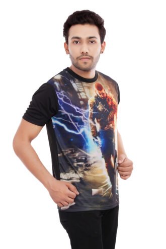Black Casual Wear Designer Tshirt