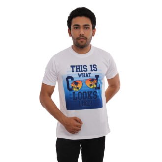 Cool Printed Casual Tshirt White