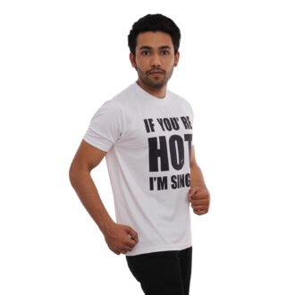 Hot Printed Casual Tshirt White