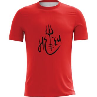 Shiva Design Red Casual T-shirt