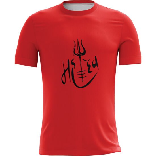 Shiva Design Red Casual T-shirt