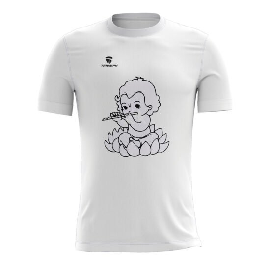 Casual Design Krishna T-shirt White