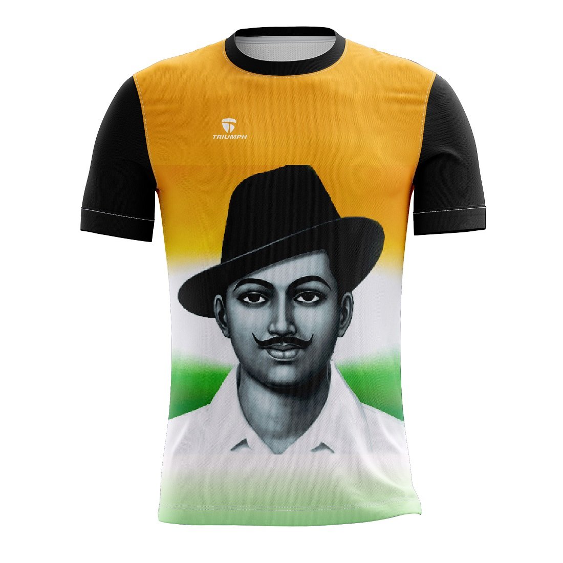 15AUG-01-1 Bhagat Singh Photo Printed Casual Jersey