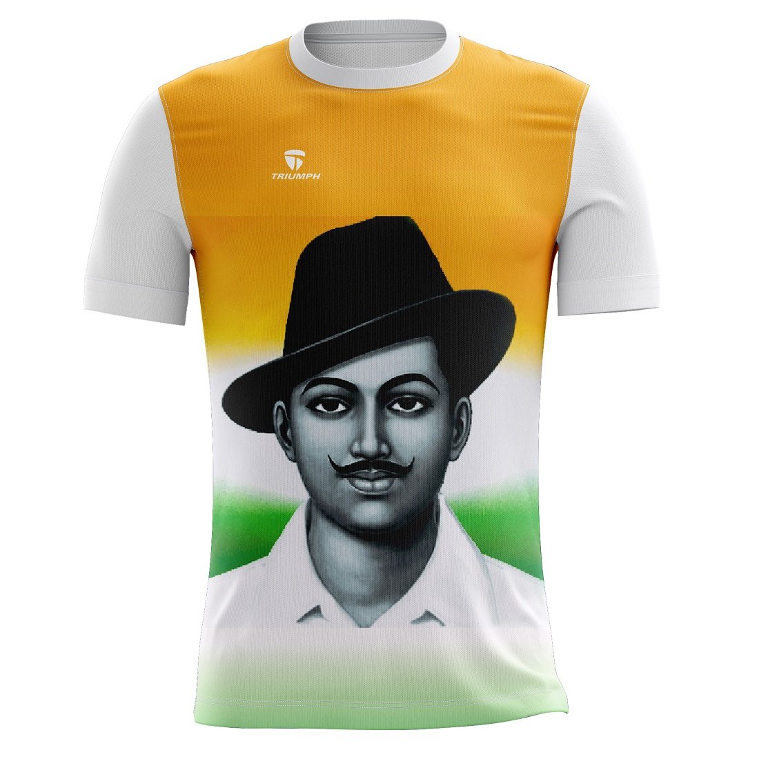 15AUG-15-1 Bhagat Singh Photo Printed Men’s T Shirt