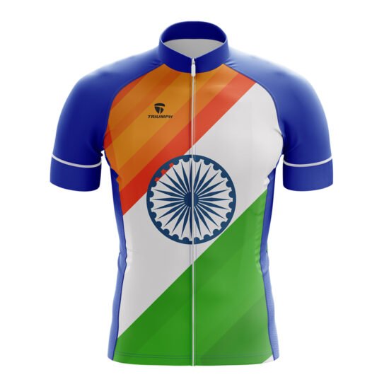 India Independence Day Full Print Bicycling Jersey