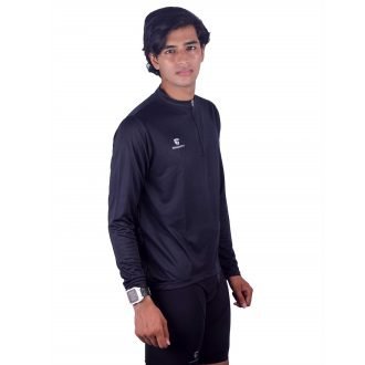 Long Sleeve Cycling Jersey for Men's with Triple Back Pockets