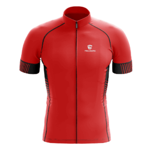 Mountain Bike Cycling Jersey for Men’s | Custom Sportswear Red Color