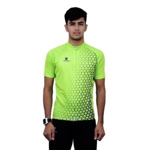 Custom Printed Bicycle Apparel | Cycling Jersey for Men Neon Green Color