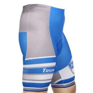 Men’s Cycling Bike Shorts 3D Padded Bicycle Riding Pants Tights, Anti-Slip Design, Breathable & Comfy Blue & Grey Color