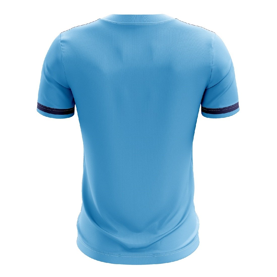 Mens Golf T-Shirt Custom Printed Regular Fit Polo Shirts Sky Blue