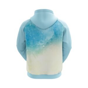 Unisex Winter Wear Hoodie Blue & White Color