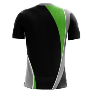 Kabaddi Jersey for International Team Player | Custom Sportswear Black, Grey & Green Color
