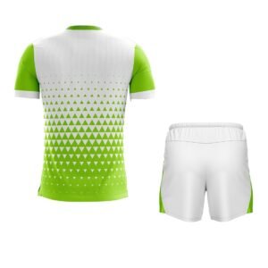 Running / Jogging / Walking / GYM Tees Jersey & Short For Men White & Green Color