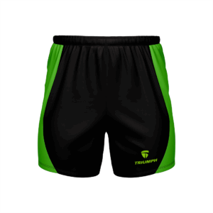 Men’s Light Weight Running Short Black & Green Color