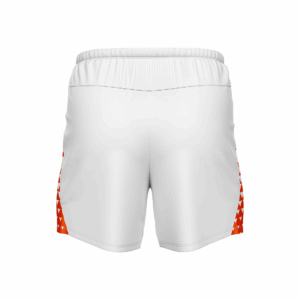Men’s Quick Dry Running Shorts White & Red Color