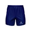 Men’s Running Shorts Quick Dry Athletic Workout Gym Shorts with Zipper Pockets Blue Color