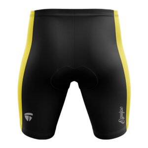 Cycling Shorts for Men's | Bicycle Padded Tights Half Pant Black & Yellow Color