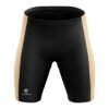Cycling Shorts | Gel Tech Padded Shorts for Men Quick-Dry Bicycle Half Pants Black & Golden Color