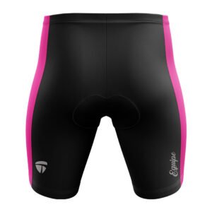 Men’s Padded Cycling Shorts | Road Bicycle Tights Riding Biking Half Pant Black & Pink Color