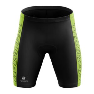 Men’s Cycling Shorts | Gel Padded Shorts Road Bicycle Riding Biking Half Pant Black & Green Color