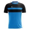 Men Cycling Jersey Breathable Short Sleeve Round Neck Tshirt Blue & Black Color