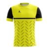 Half Sleeve Cycling T-shirt | Custom Sublimation Cycling Jerseys Yellow & Black Color
