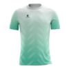Customised Sportswear | Half Sleeve Cycling T-shirt for Men White & Green Color
