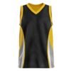 Triumph Basketball Jerseys Online India | Boys Sports Tshirts Black & Yellow Color