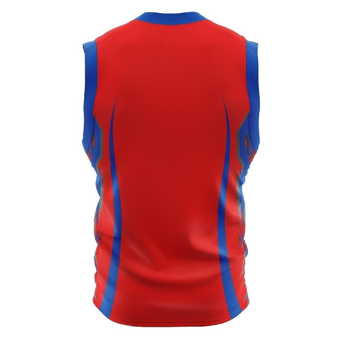 Sleeveless Basketball Jersey / T Shirt for Unisex | Custom Team Clothes Red & Blue Color