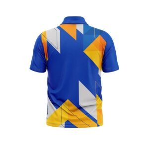 Men’s Cricket Shirt Cricket Team Jersey Blue & Yellow Color
