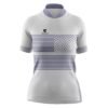 Half Sleeve Exclusive Bicycling Jersey for Women White & Light Purple Color