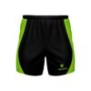 Gym Shorts for Mens | Sports Shorts | Dri-Fit Shorts | Workout Shorts Black & Green Color
