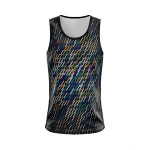 Men Singlet & Tank Top | Premium Multicolor Gym Vest Black Color