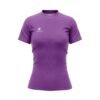 Quick Dry Workout Tennis T Shirts Tops for Women | Custom Sportswear Purple Color