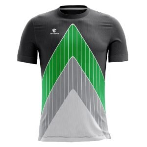 International Player Volleyball Jersey For Men - Black Grey Green Color