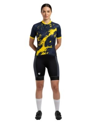 Girls Cycling Jersey Top Gel Tech Padded Shorts for Women Cyclist