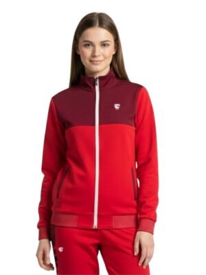 Women's Track Jacket Full Zipper | Workout Jogging Top for Girl