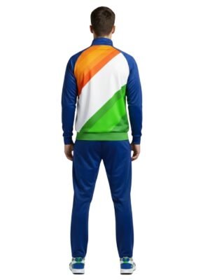 Alternative view of India Tricolor Men's Tracksuits | Indian Flag Print Sports Track Suit
