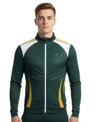 Men’s Workout Tracksuit | Sports Training Running Jogging Jacket & Pant | Gym Exercise Activewear Suit